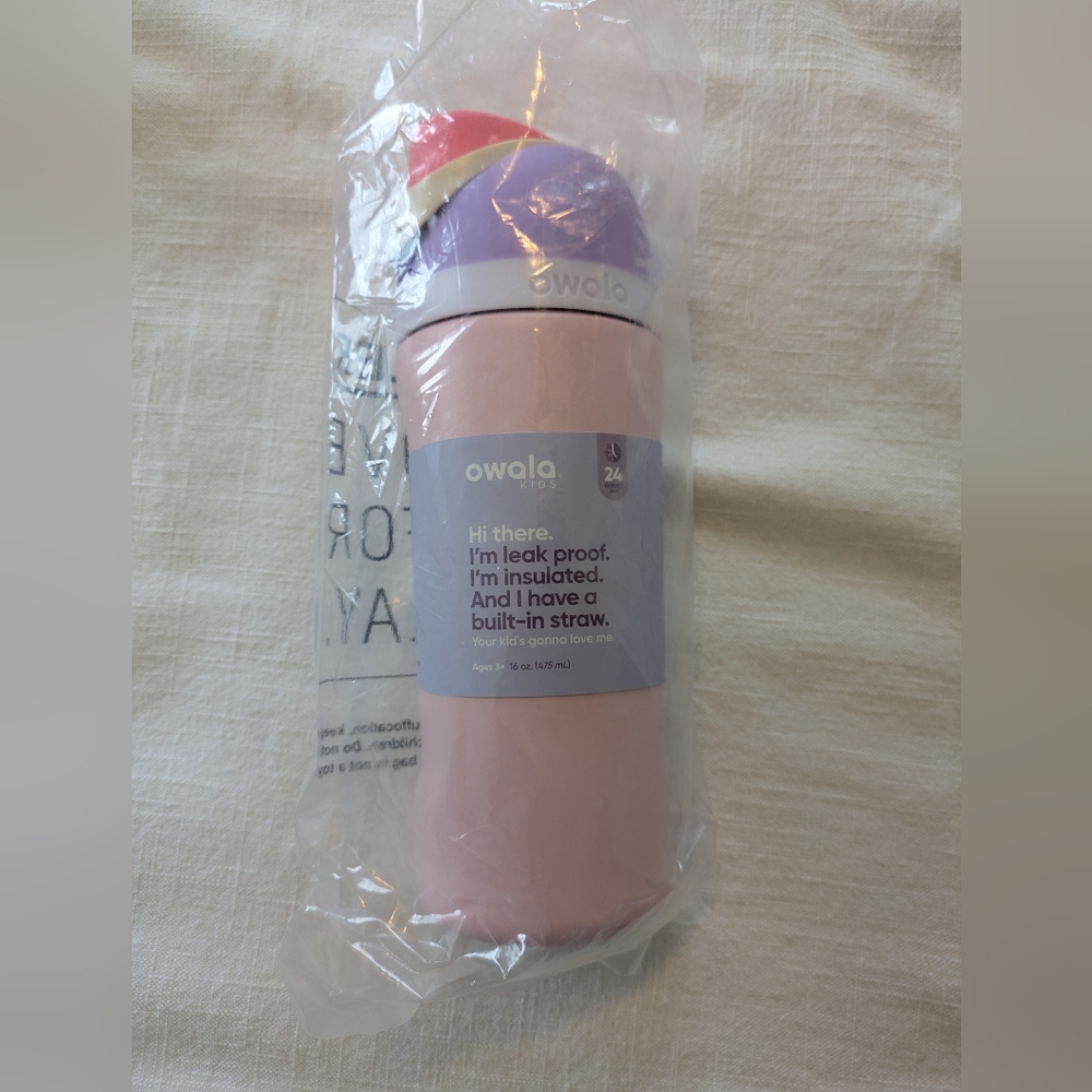 Owala FreeSip 16oz Stainless Steel Water Bottle Blossom Bunny